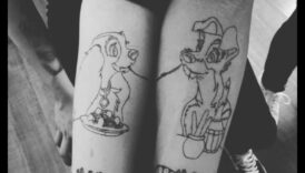 الحبر الملحمي: الوشم الزوجين صياغة حكايات قصص الحب الخالدة والتي لا نهاية لها