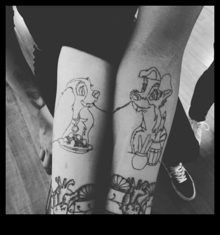 الحبر الملحمي: الوشم الزوجين صياغة حكايات قصص الحب الخالدة والتي لا نهاية لها