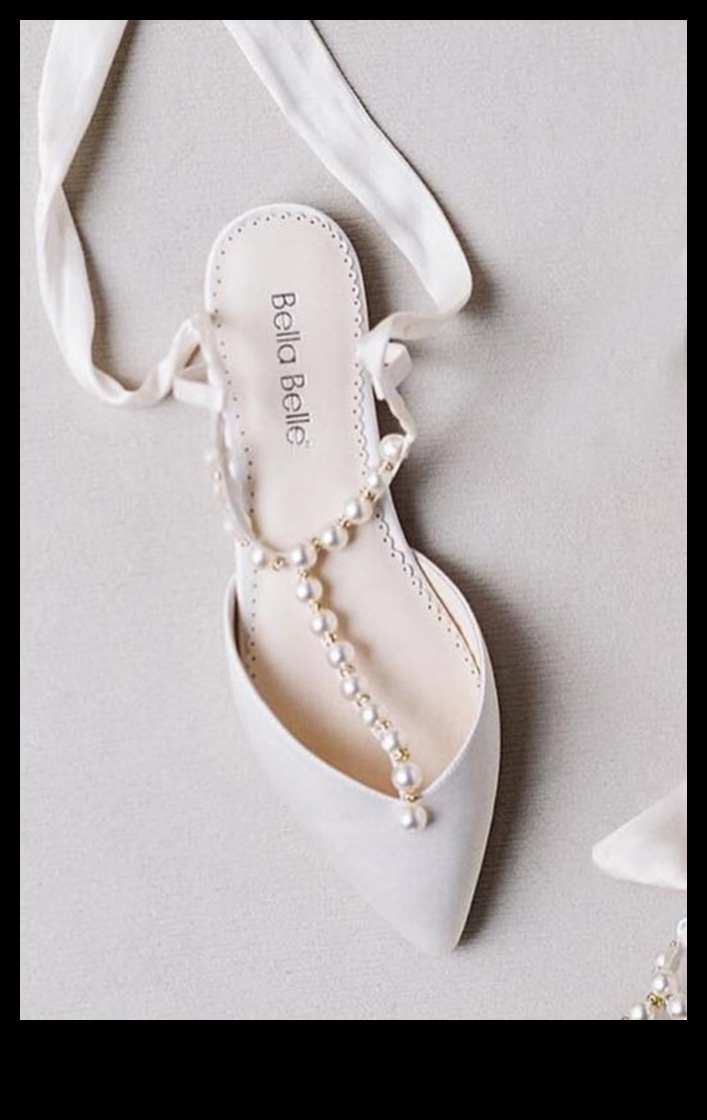 المغنية الراقصة: أحذية الزفاف للحركات الرشيقة