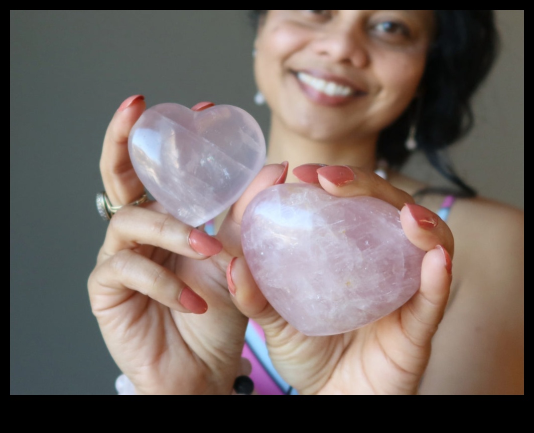 رومانسية الكوارتز الوردي: اغرس الحب في مجموعة مجوهراتك
