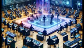 سيمفونية الواقع الافتراضي: تنسيق الرؤية الفنية والدقة التقنية