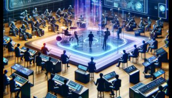 سيمفونية الواقع الافتراضي: تنسيق الرؤية الفنية والدقة التقنية