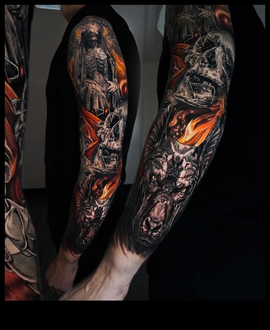 التعبيرات الجريئة: جاذبية حبر الذراع البيان