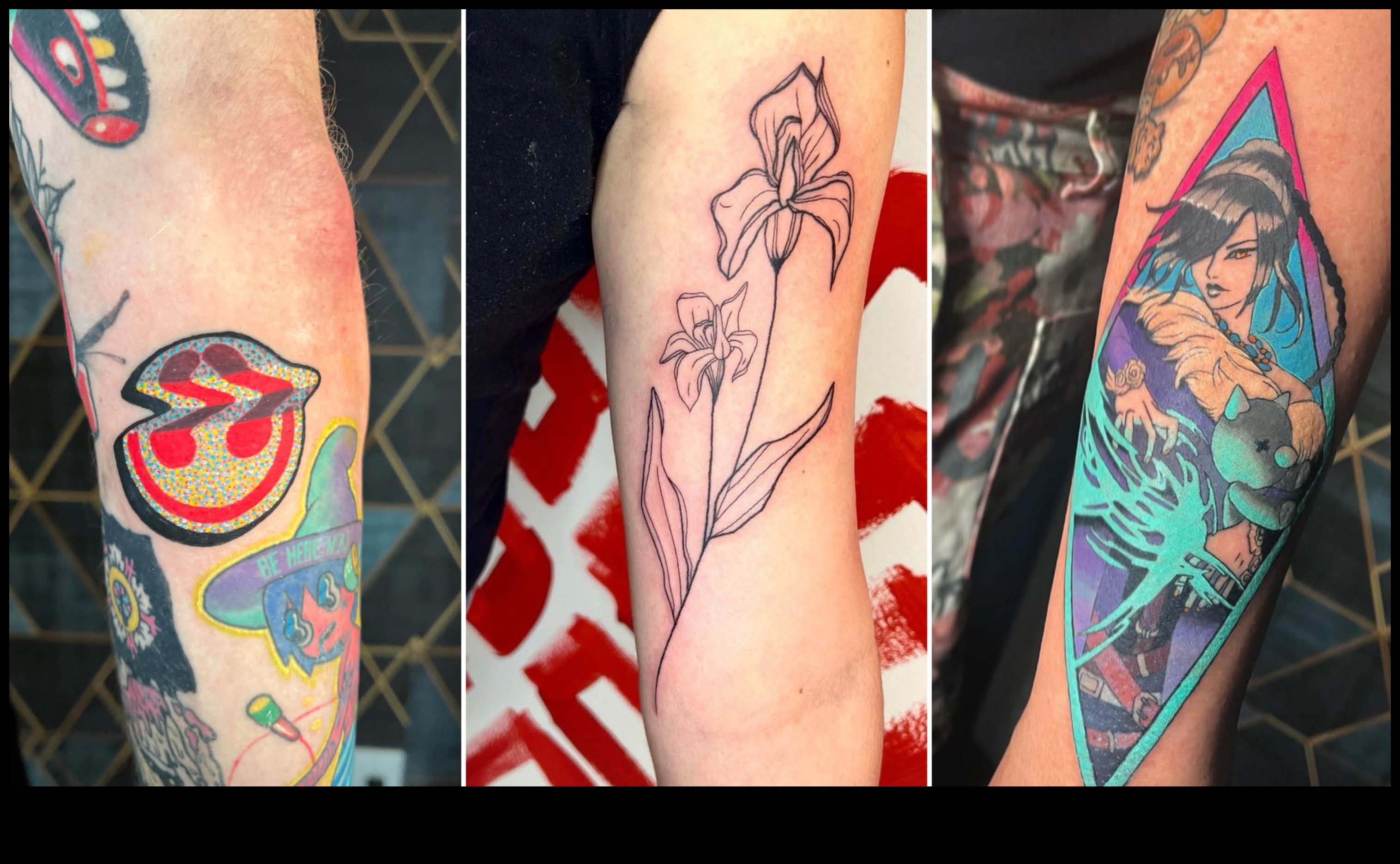 التعبيرات الجريئة: جاذبية حبر الذراع البيان