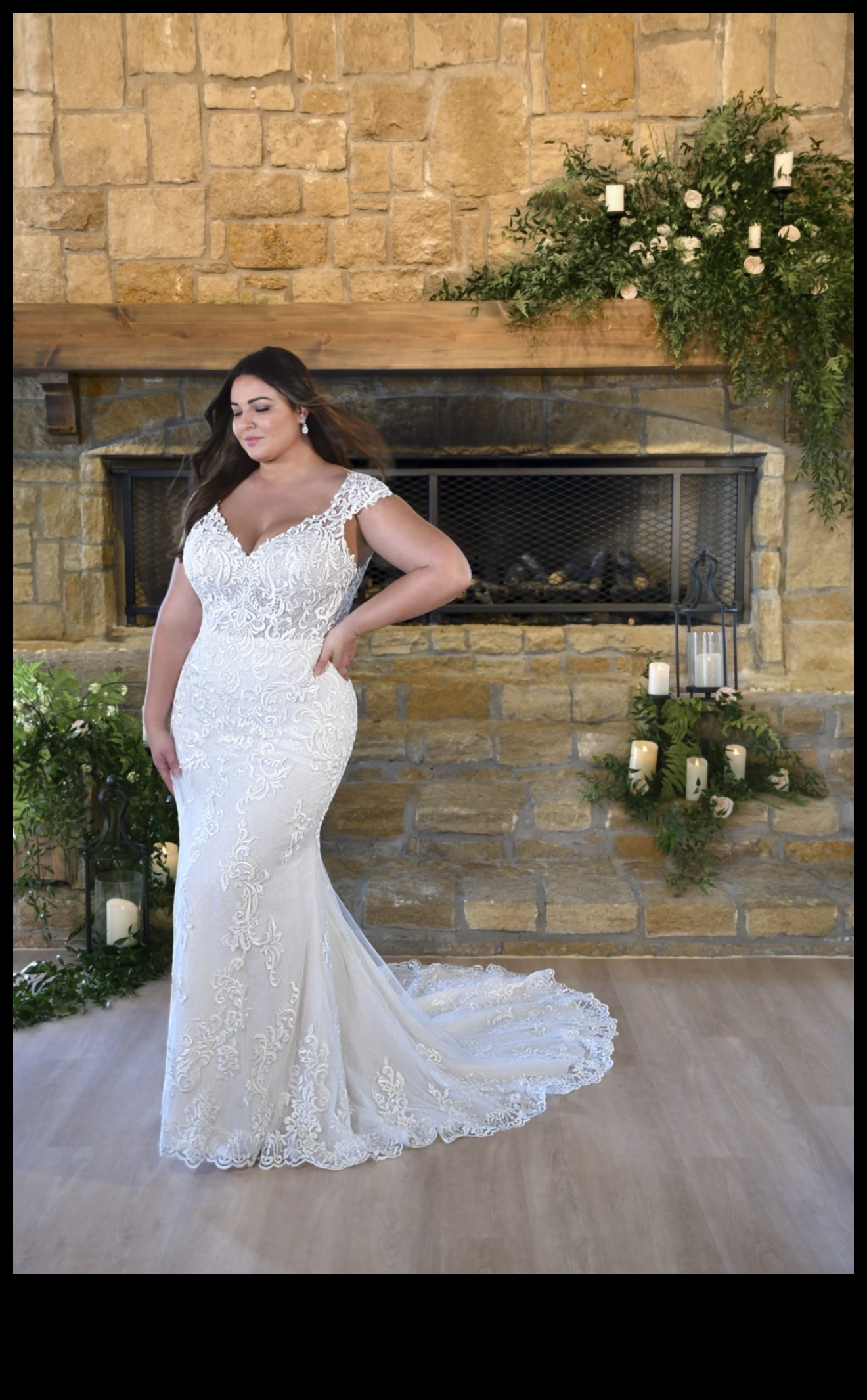 احتفل بكل منحنى: سحر تصميم أزياء الزفاف ذو الحجم الزائد