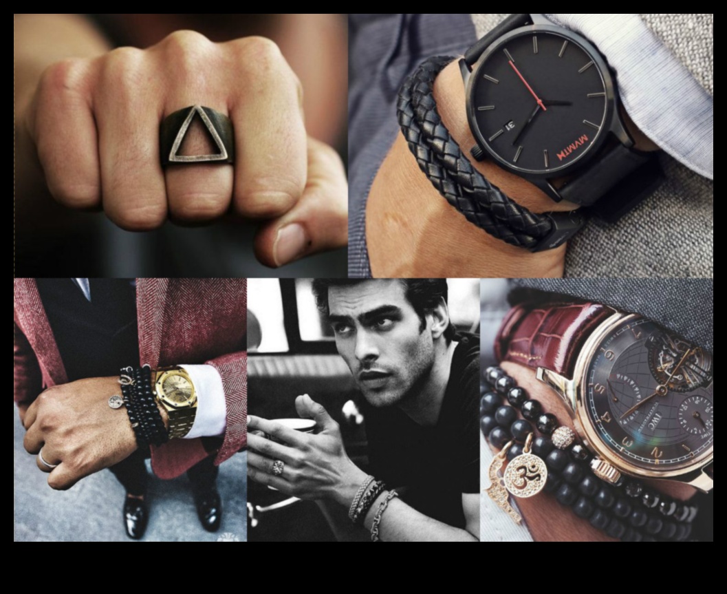 الزينة الجريئة ترفع من مظهرك مع المجوهرات الرجالية 2 زينة جريئة: حددي مظهرك بقطع رجالية أنيقة