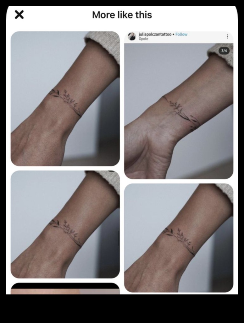 سحر صغير: وشم المعصم يلقي تعويذة مبهجة