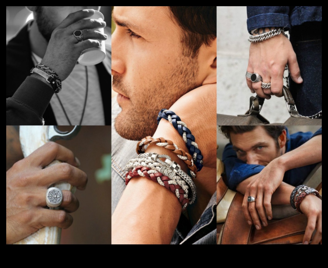 زينة جريئة ترفع من مظهرك مع المجوهرات الرجالية 1 زينة جريئة: حددي مظهرك بقطع رجالية أنيقة